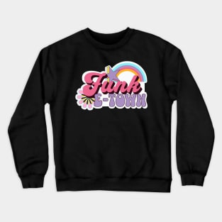 FUNK E-TOWN - 70s Logo Crewneck Sweatshirt